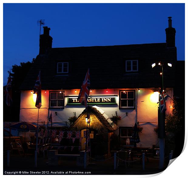 The Castle Inn Print by Mike Streeter
