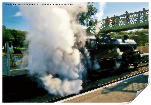 Blowing Off Print by Mike Streeter