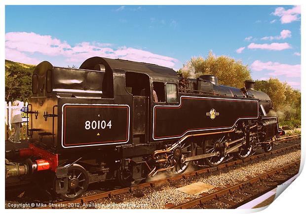 BR Standard Class 4 Print by Mike Streeter