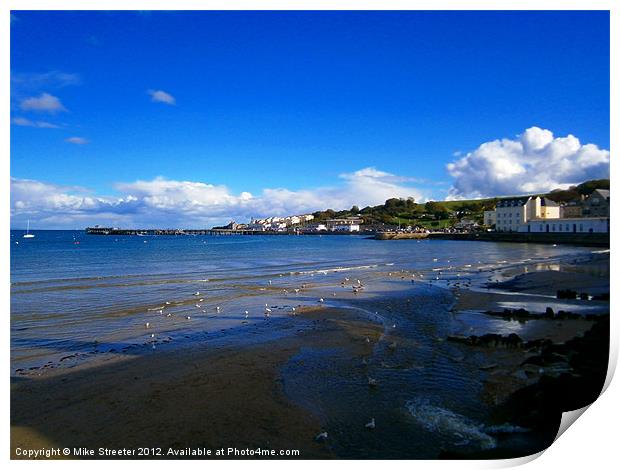 Swanage Bay 2 Print by Mike Streeter