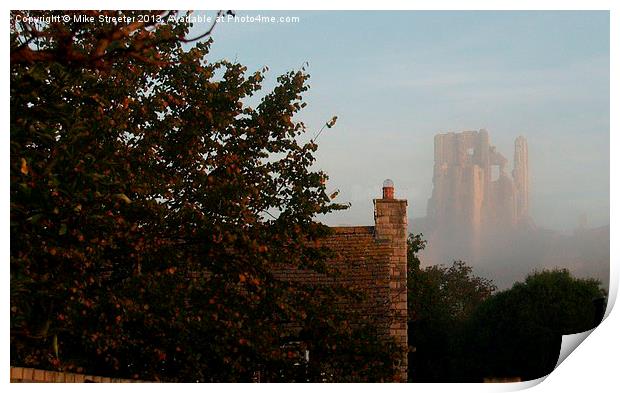 Misty Sunrise Print by Mike Streeter