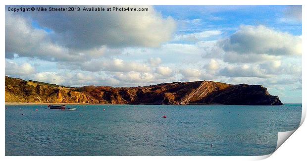 Lulworth Cove Print by Mike Streeter