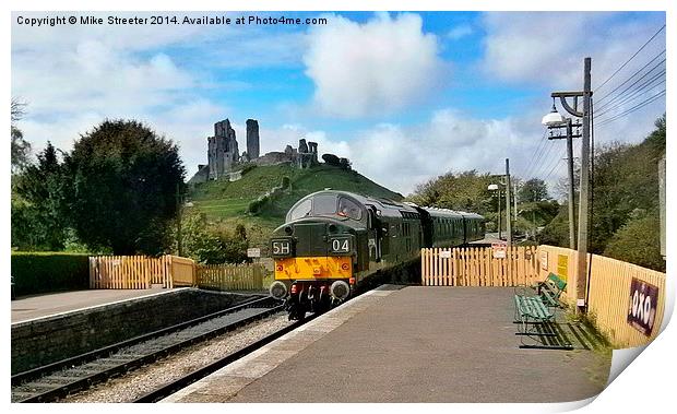 37 at Corfe Print by Mike Streeter