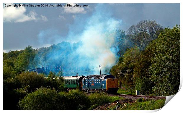 Smokey Deltic Print by Mike Streeter