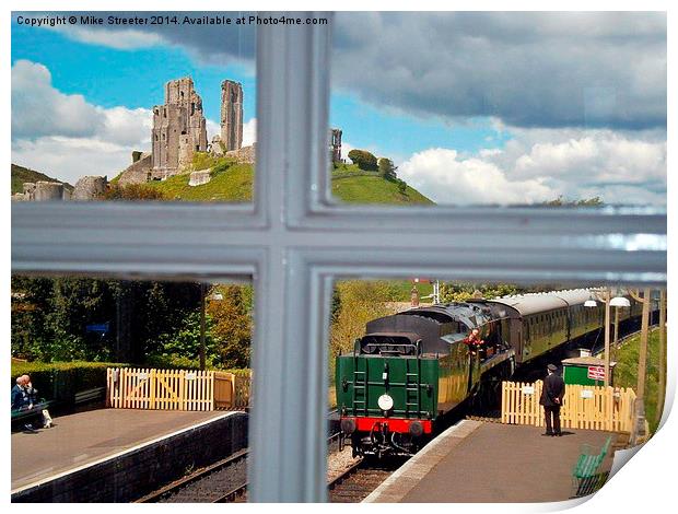 View from the signal box Print by Mike Streeter