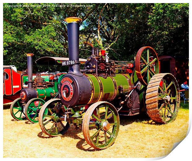  Steam Power Print by Mike Streeter