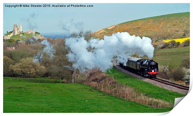  Britannia in Purbeck 2 Print by Mike Streeter