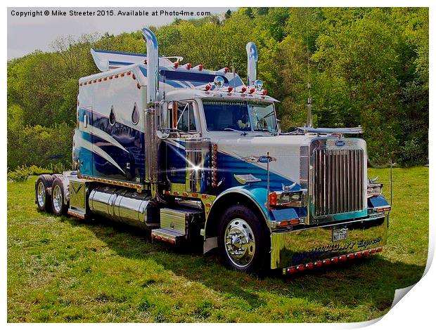  American Heavy Haulage Print by Mike Streeter