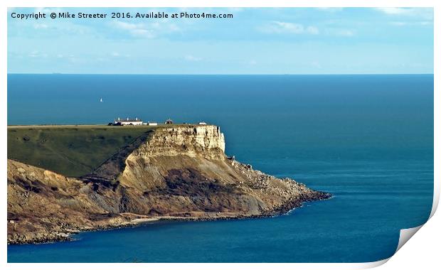 St. Aldhelm's Head Print by Mike Streeter