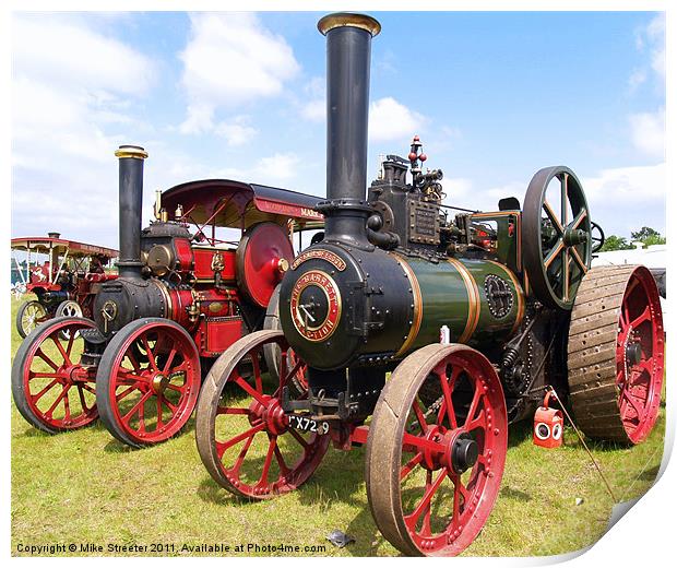 Steam Power Print by Mike Streeter