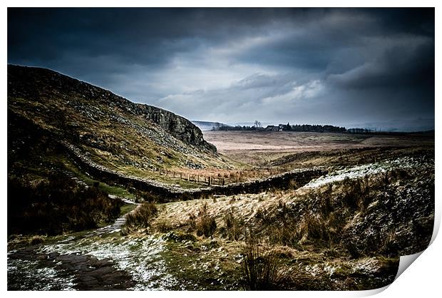 Along The Wall Print by John Shahabeddin