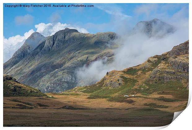  Wrynose Pass, Cumbria Print by Mary Fletcher