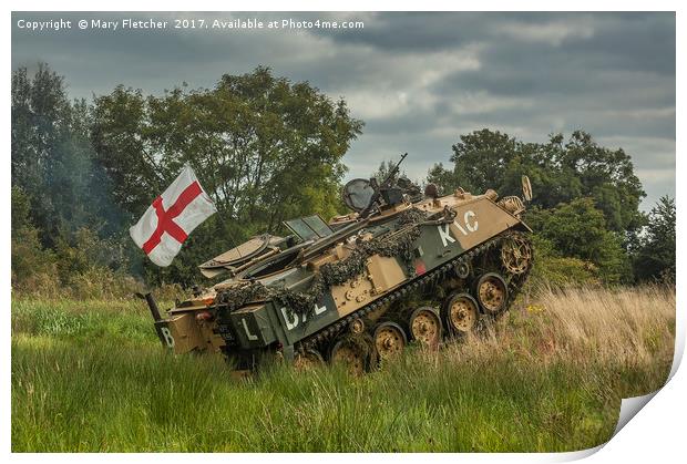 Armoured Vehicle Print by Mary Fletcher