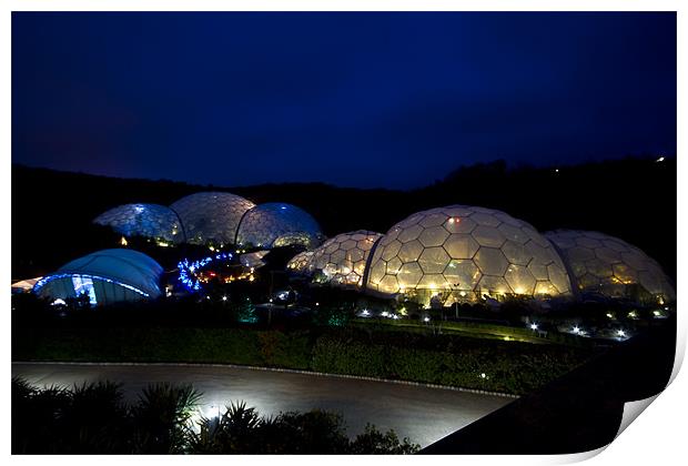 eden project Print by Kelvin Rumsby