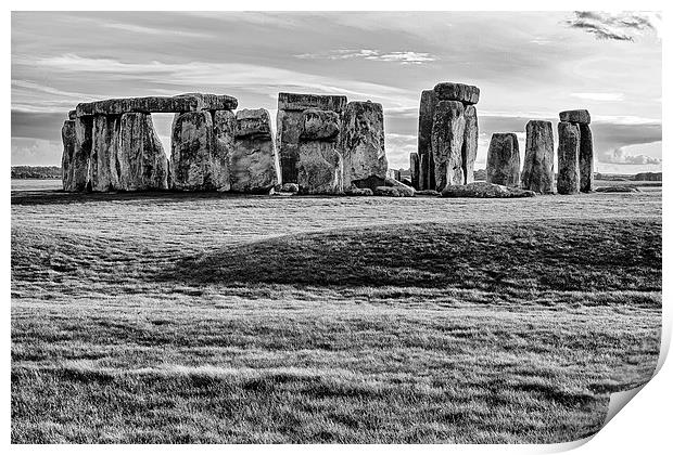  stonehenge Print by Kelvin Rumsby