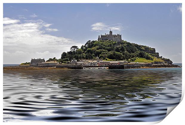 St Michaels Mount Print by Peter Cope