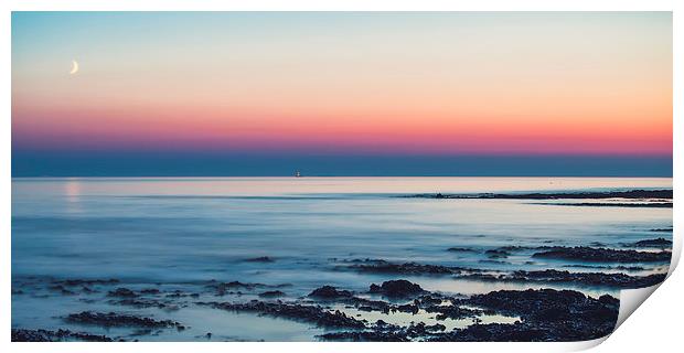 Tranquility on the South Coast Print by sam moore