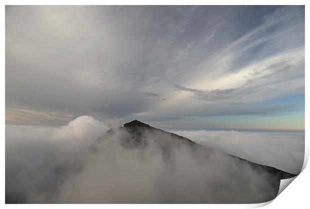 Yr Wyddfa - Snowdonia National Park Print by Kevin OBrian