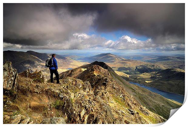  Breathing Space - Snowdonia Print by Kevin OBrian