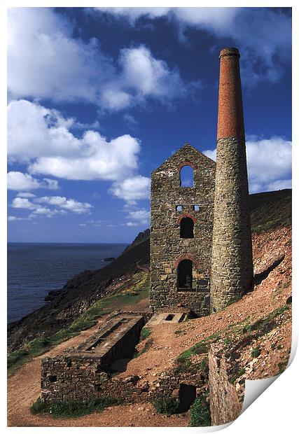 Towanroath Engine House - Vertical Print by Ian Duffield