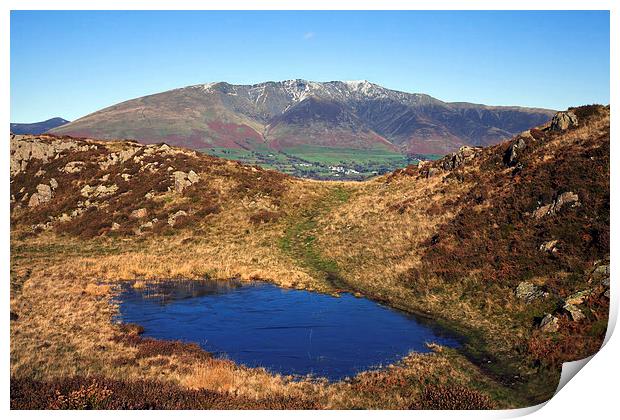  Frozen Tarn by High Rigg Print by Ian Duffield