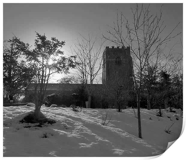 Hope Parish Church Print by Jack Parry