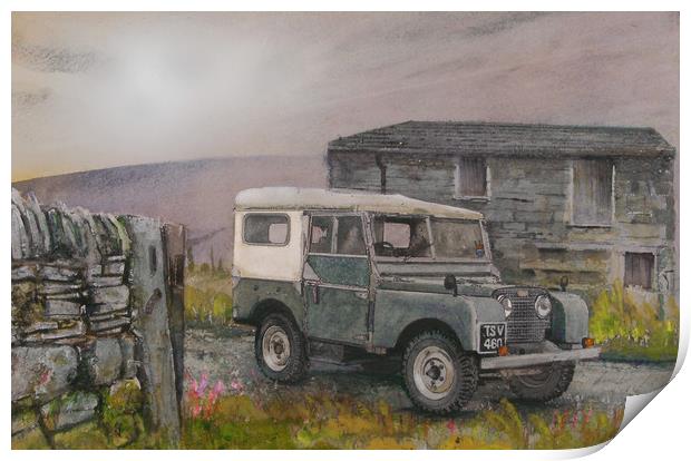 The gloomy mist's owner Print by John Lowerson