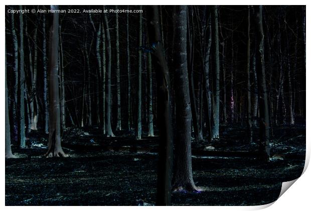 Dark Side 6 Print by Alan Harman