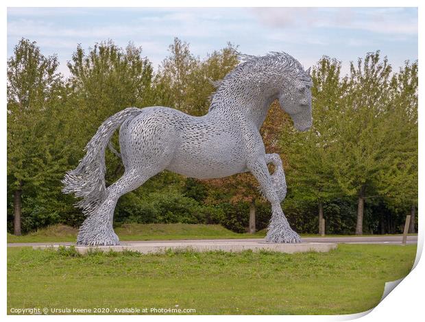 The COB sculpture by Andy Scott Print by Ursula Keene