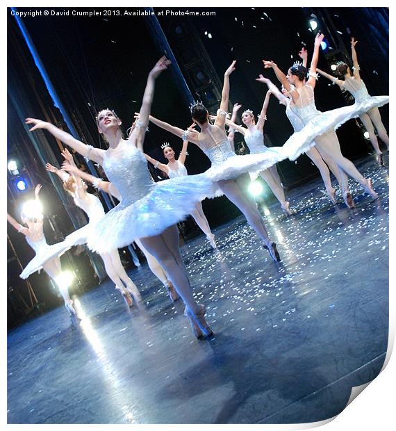 Ballerinas on Stage Print by David Crumpler