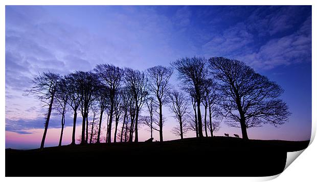 Croftlands Sunset Print by Andrew Cundell