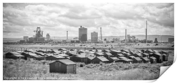 Redcar Steel works Print by nick coombs