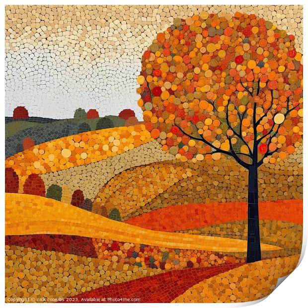 Golden Autumn Print by nick coombs