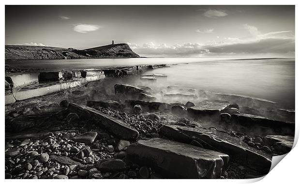 Kimmeridge Ledge Print by nick coombs