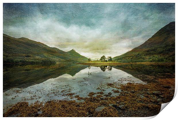Scottish Loch and Island Print by nick coombs
