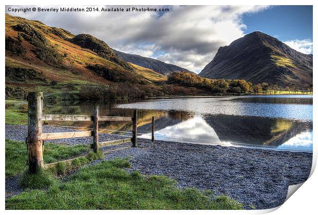 Buttermere Print by Beverley Middleton