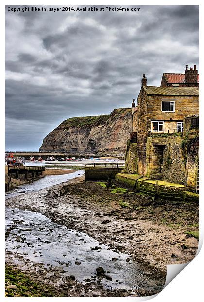  Staithes Print by keith sayer