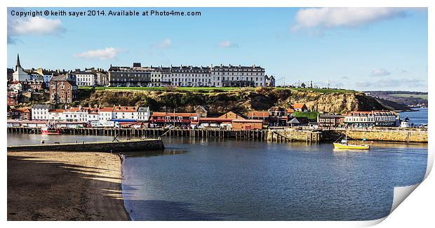  West Cliff Hotels Print by keith sayer