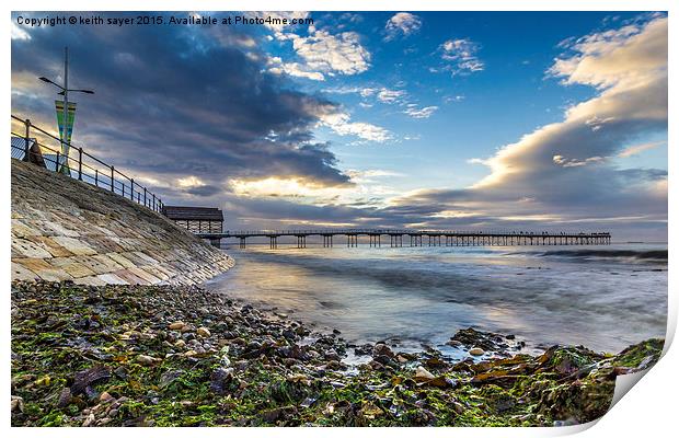  Saltburn Print by keith sayer