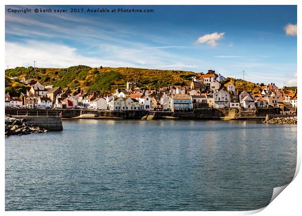 Staithes Print by keith sayer