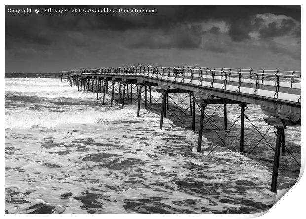 Boiling Sea Print by keith sayer