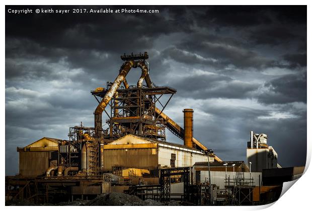 Redcar Blast Furnace Print by keith sayer