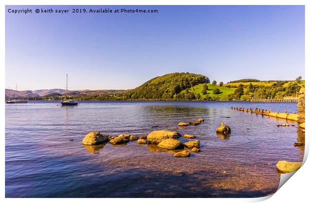 Ullswater Lake District Print by keith sayer