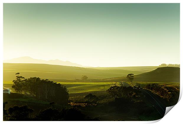 Fields of Green Print by Elizma Fourie