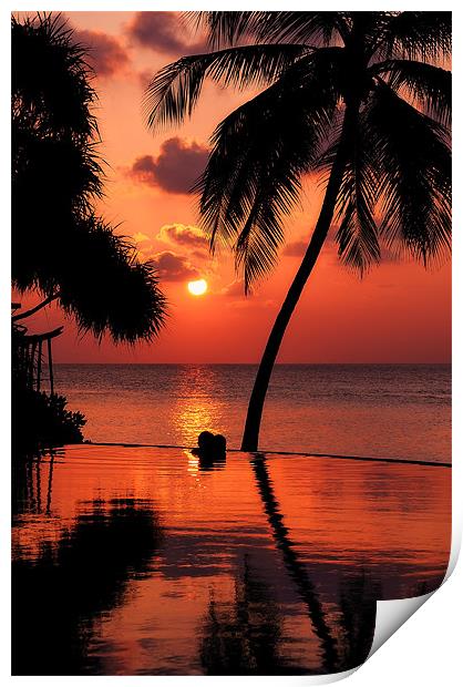 For YOU. Dream Coming True I. Maldives Print by Jenny Rainbow