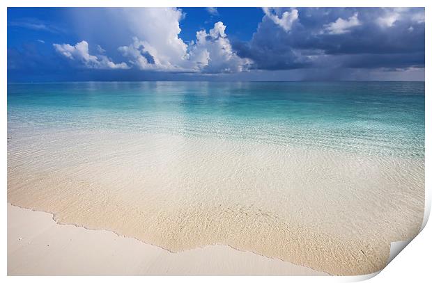  Wide Ocean. Maldives  Print by Jenny Rainbow