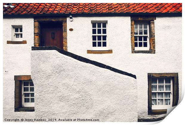 Breath of History. Culross. Scotland Print by Jenny Rainbow