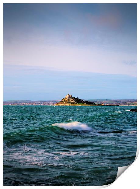 St Michaels Mount Print by chris wood