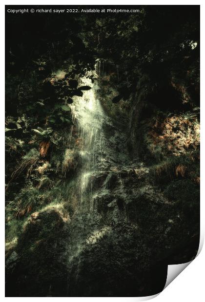 Enchanting Mallyan Grotto Print by richard sayer