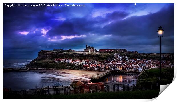  Gothic Paradise Print by richard sayer